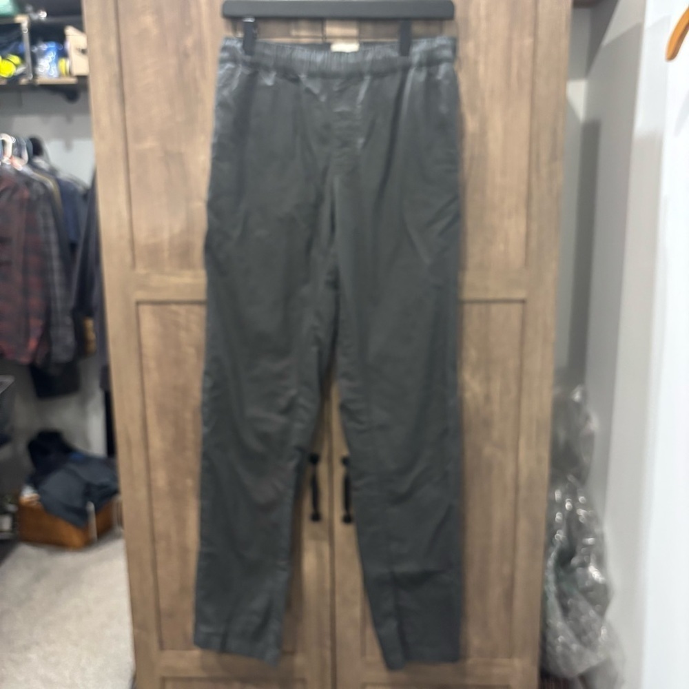 Pact Twill Midweight Pants Men’s Small Gray Organic Cotton